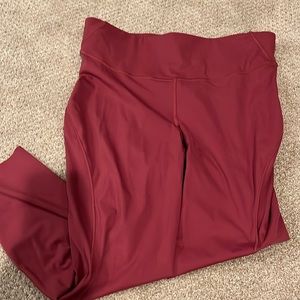 maroon lululemon leggings
